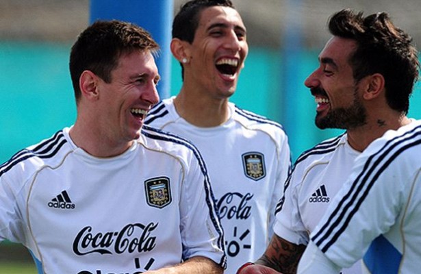 Lionel Messi, Gonzalo Higuain & Sergio Aguero