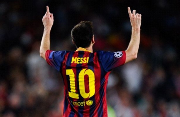 Lionel Messi Lewati Rekor Gol Raul