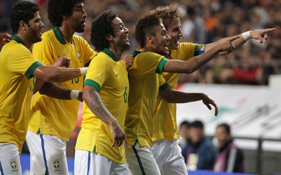 Brasil Bungkam Korsel Lewat Gol Neymar dan Oscar