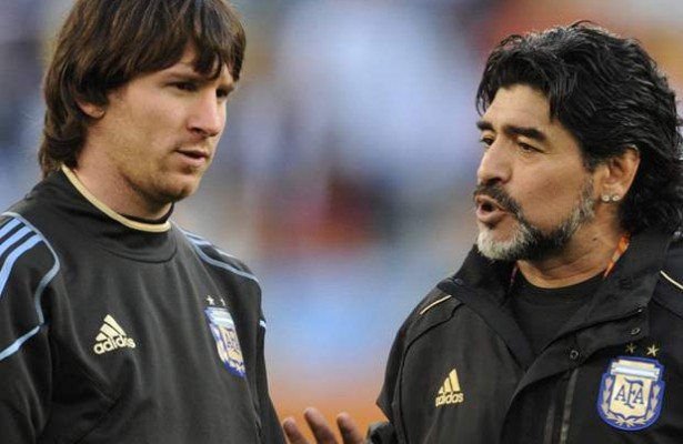 Maradona ingin La Pulga jadi kampiun di Brasil