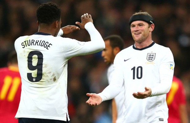 Duet Wayne Rooney & Daniel Sturridge Kontra Jerman