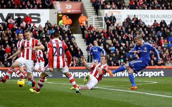 Chelsea Dikalahkan Stoke City 3-2